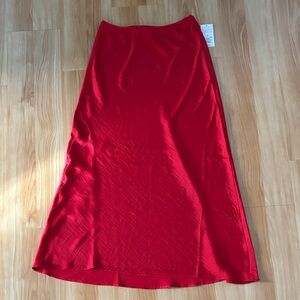 NWT Red Women's Skirt
